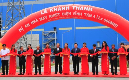 Phó Thủ tướng Thường trực dự khánh thành Nhiệt điện Vĩnh Tân 4